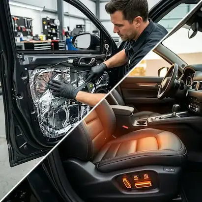 Insonorización y confort premium automotor — Sol Audio Car