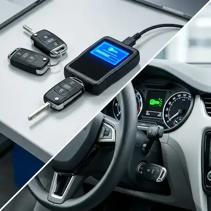 Programación de llaves con chip transponder